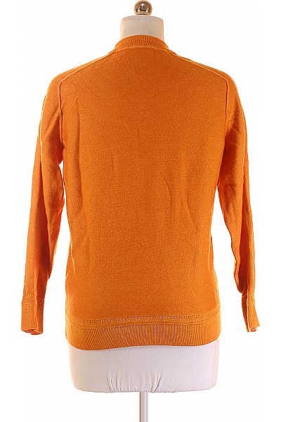 Dámský Pulovr Vlněný Oranžový Hugo Boss Vel. XL