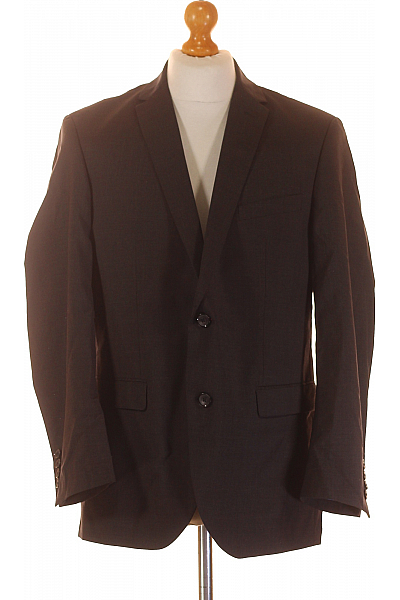 Společenské Pánské Sako Vlněné Šedé PIERRE CARDIN Vel. 50