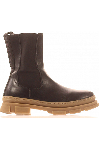 Steve Madden Dětské Boty Kožené Černé Vel. 33
