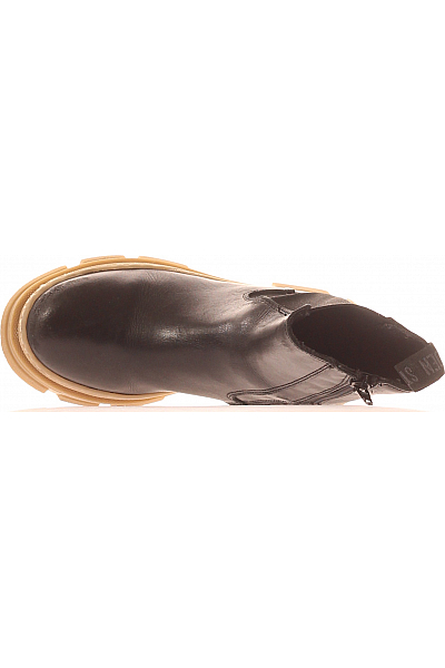 Steve Madden Dětské Boty Kožené Černé Vel. 33