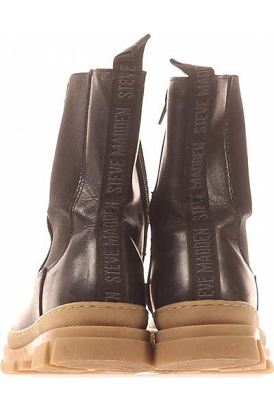 Steve Madden Dětské Boty Kožené Černé Vel. 33