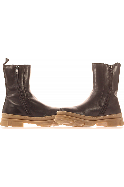Steve Madden Dětské Boty Kožené Černé Vel. 33