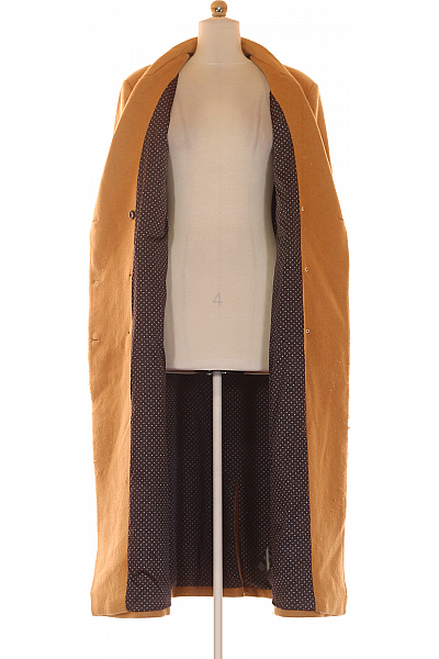 Scotch & Soda Dámský Dlouhý Kabát Béžový Vel. L