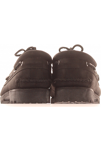 Timberland Pánské Boty Kožené Černé Second hand Vel.  46