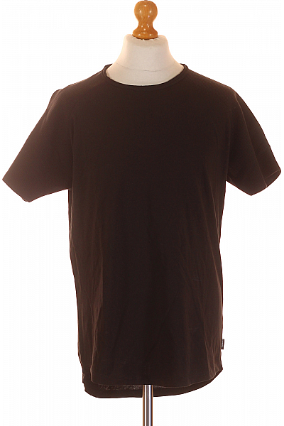 Jednoduché Pánské Tričko Černé Vel.  XL