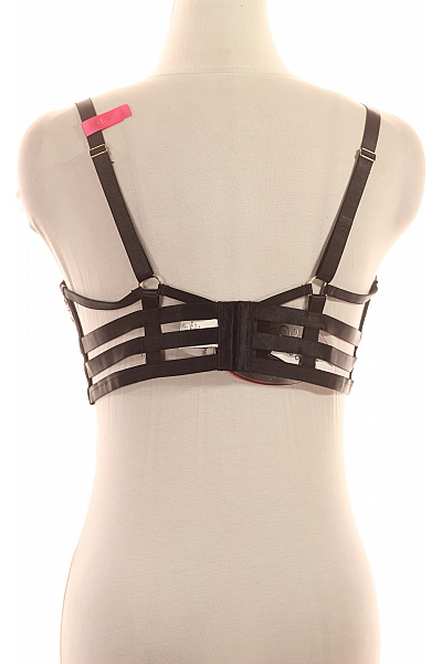 Hunkemoller Dámská krajková průsvitná podprsenka s ozdobnými pásky Vel. EU 85D | Hunkemoller | obrázek 3