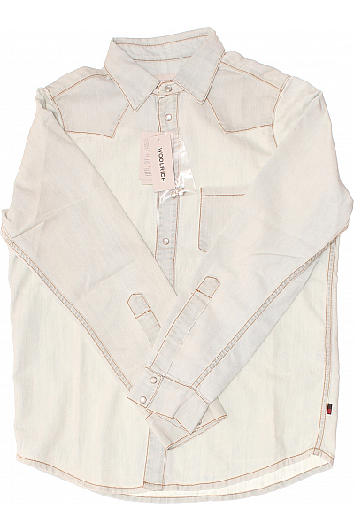 Pánská Košile Modrá Woolrich Vel. S