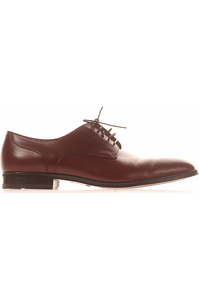 Pánské Boty Kožené Hnědé Hugo Boss Second hand