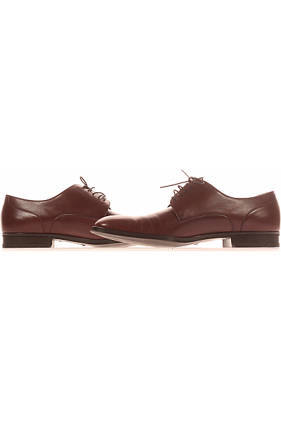 Pánské Boty Kožené Hnědé Hugo Boss Second hand