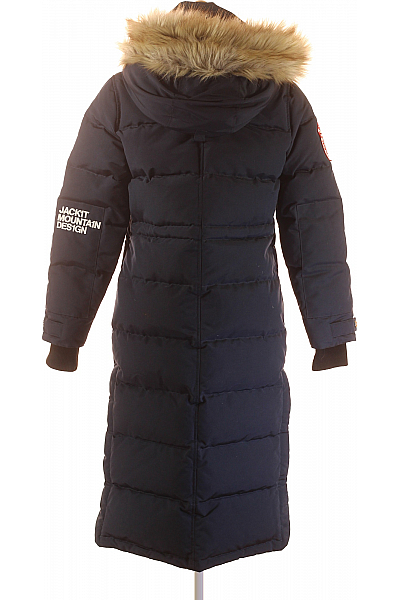 Dámská Zimní Dlouhá Bunda Modrá JACK & JONES Vel.  S