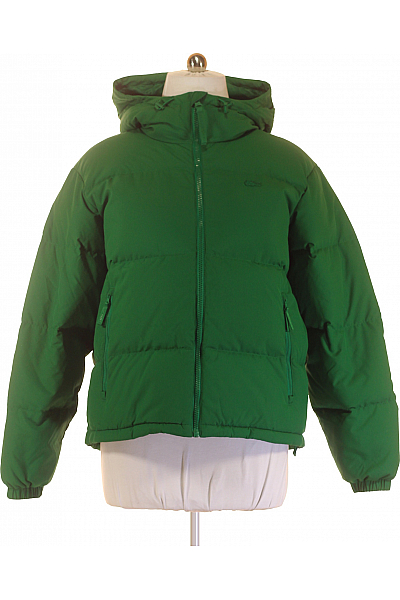 Pánská Bunda Zelená LACOSTE Second Hand Vel.  54
