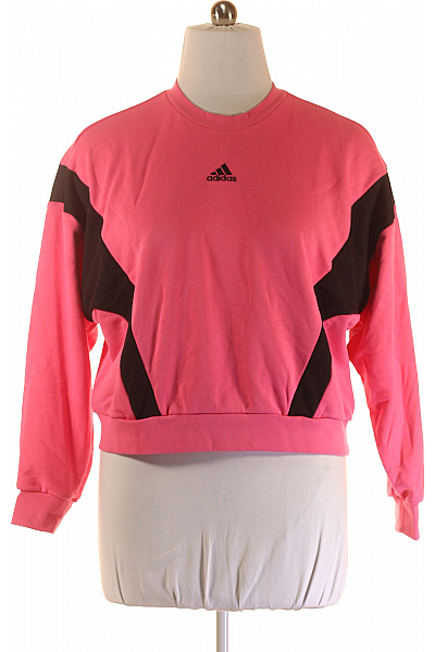 Dámská Mikina Bez Zapínání Růžová ADIDAS Second Hand Vel. L
