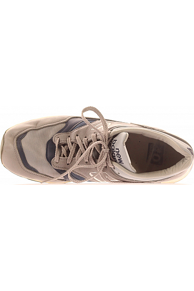 Pánské Boty Kožené Šedé New Balance Second hand Vel.  45