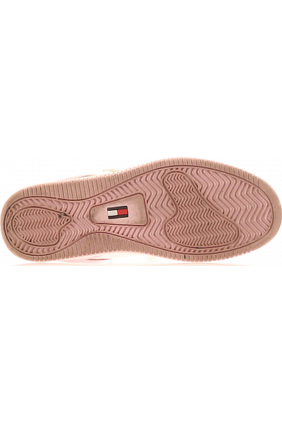 Dámské Boty Kožené Růžové TOMMY HILFIGER Second hand Vel. 36