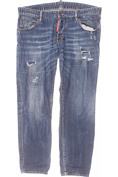 Dsquared2 Pánské Rovné Džíny Modré Vel.  54