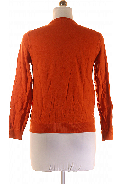 Dámský Pulovr Vlněný Oranžový Hugo Boss Vel. M