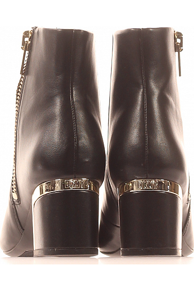 Donna Karan Dámské Boty Kožené Černé Vel. 38