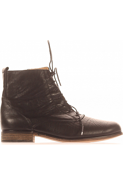 Pánské Boty Kožené Černé La Shoe Vel. 40