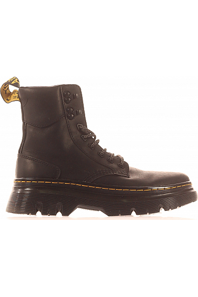 Pánské Kotníkové Boty Kožené Černé Dr.Martens Vel. 39