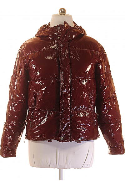 Dámská Bunda Vínová Karl Lagerfeld Second hand Vel. 48