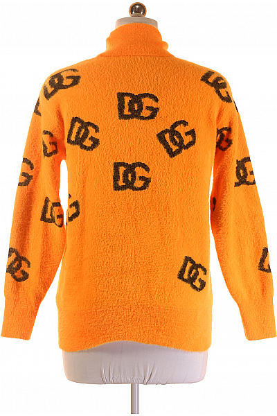 D&G Dámský Svetr Oranžový Vel.  S