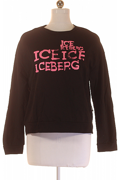 Iceberg Dámská Mikina Bez Zapínání Černá Vel. M