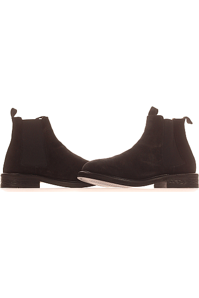 Pánské Boty Kožené Černé Guess Vel. 44