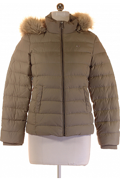 TOMMY HILFIGER Zimní Dámská Bunda Béžová Second hand Vel. M