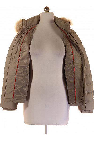 TOMMY HILFIGER Zimní Dámská Bunda Béžová Second hand Vel. M