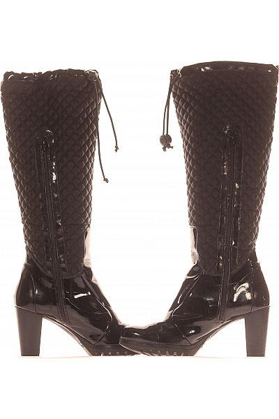 Dámské Kozačky Černé Vel. 39