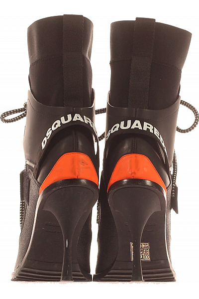Dámské Kotníkové Boty Černé Dsquared2 Second hand Vel. 38