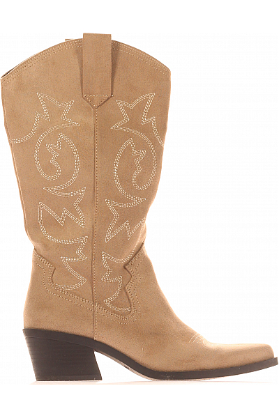 Dámské Boty Béžové PULL&BEAR Vel. 37