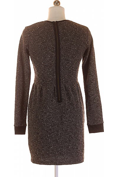  Šaty Pletené Šedé Topshop Second hand Vel.  38