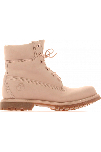 Timberland Dámské Workery Kožené Růžové Vel. 35
