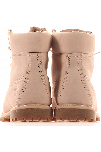 Timberland Dámské Workery Kožené Růžové Vel. 35