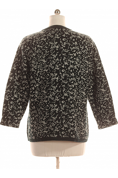 Dámský Cardigan Černobílý Second hand Vel. XL
