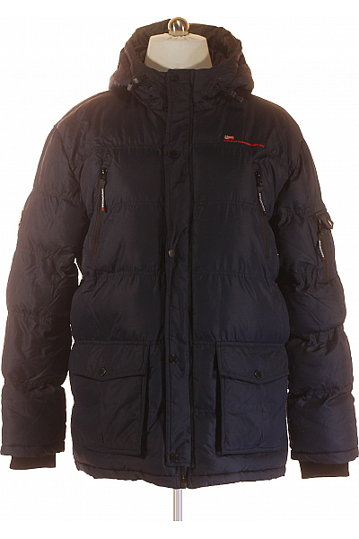 Pánská Bunda Modrá Geographical Norway Vel.  XXL