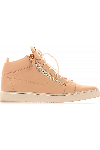 ZANOTTI Pánské Boty Kožené Růžové Vel. 45