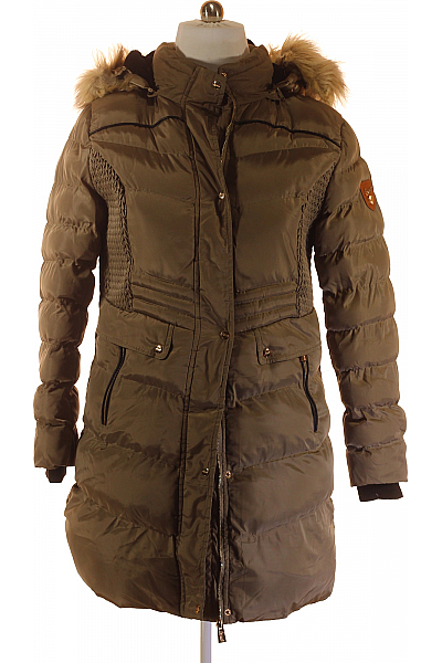 Geographical Norway Zimní Dámská Bunda Khaká Second hand