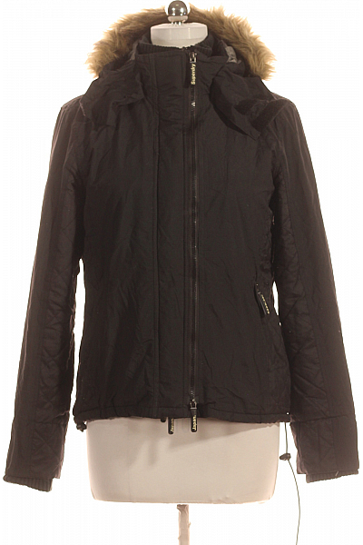 Dámská Bunda Černá SUPERDRY Vel. XL