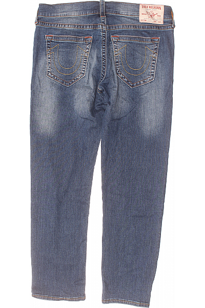 True Religion Pánské Rovné Džíny Modré Vel. 36