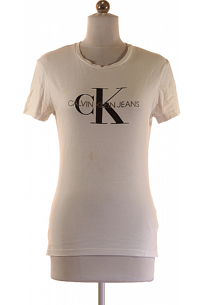 Calvin Klein Dámské Tričko Bílé Second hand Vel. XS