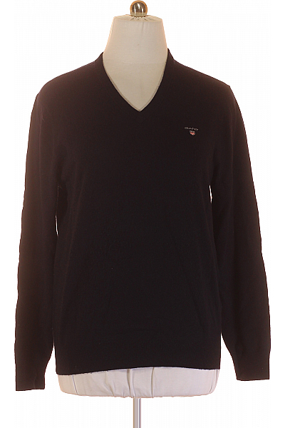 GANT Pánský Pulovr Vlněný Modrý Second hand Vel.  XL