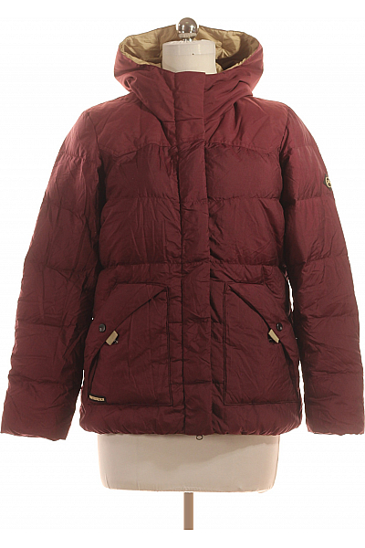 POWDERHORN Dámská Bunda Lyžařská Vínová Second Hand Vel. L