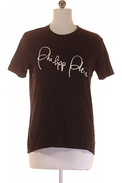 Dámské Tričko s Potiskem Černé PHILLIP PLEIN Vel. M