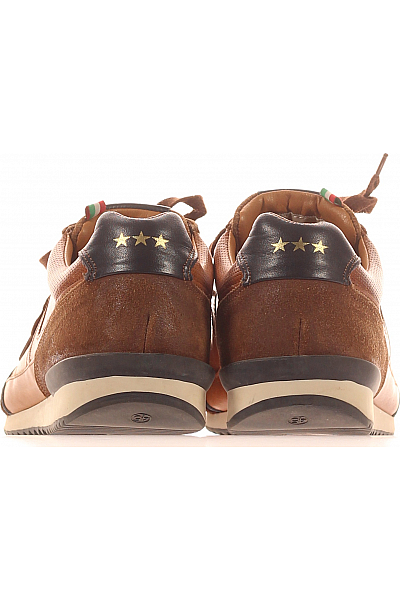 Pantofola D'Oro Pánské Boty Kožené Hnědé Vel. 45