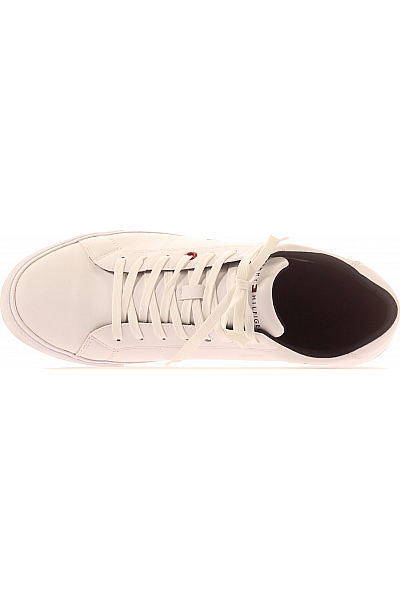 TOMMY HILFIGER Pánské Boty Bílé Second hand Vel.  43
