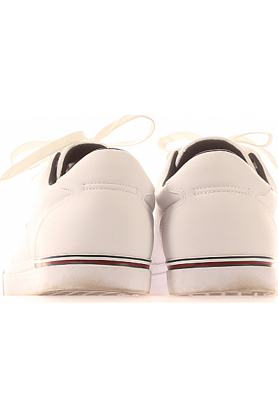 TOMMY HILFIGER Pánské Boty Bílé Second hand Vel.  43