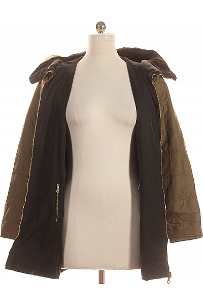 Massimo Dutti Dámská Bunda Zelená Second hand