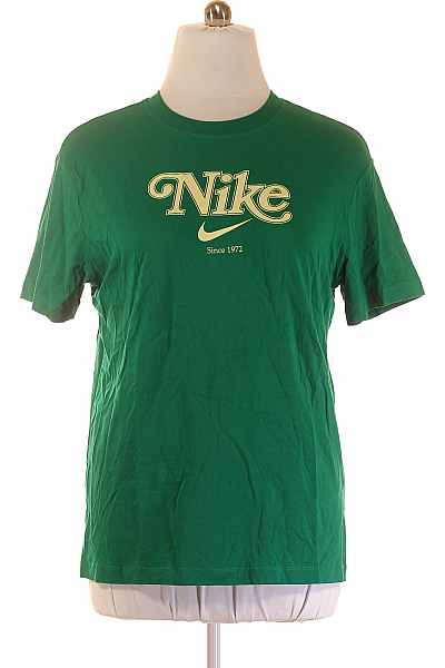 Sportovní Pánské Tričko Zelené Nike Vel. M